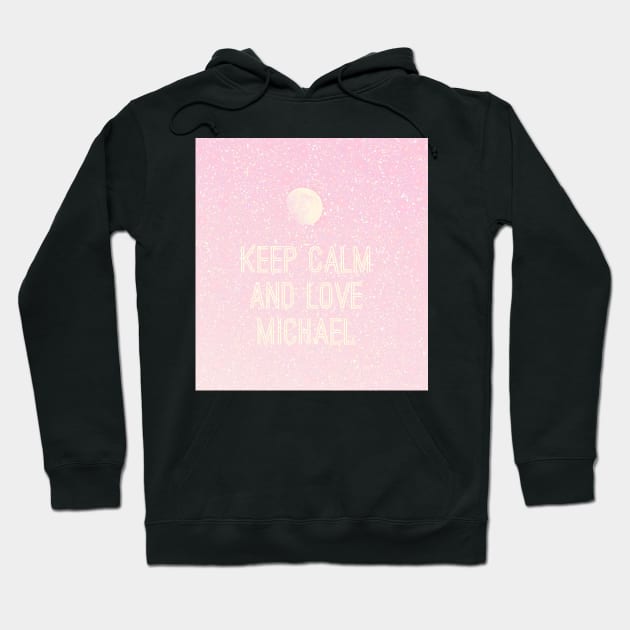 Keep calm and love Michael No. 4 Hoodie by asanaworld